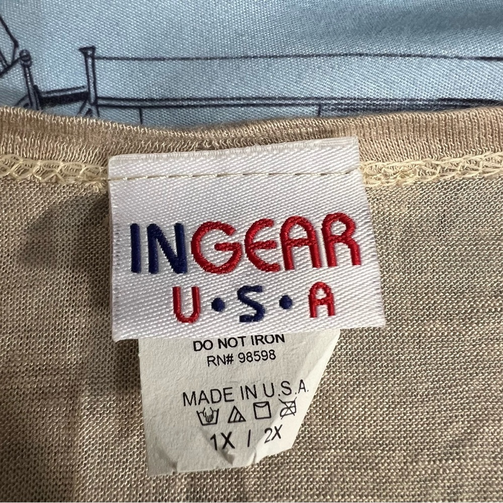 Ingear Women's Tan Tunic Top - Picture 2 of 8